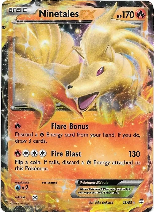 Carte Ninetales-EX — Generations