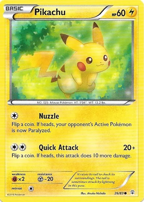 Carte Pikachu — Generations