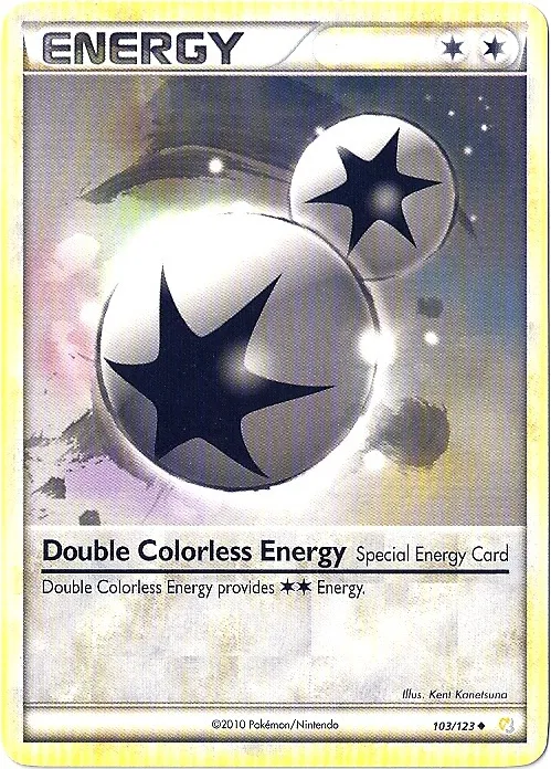 Carte Double Énergie Incolore — HeartGold & SoulSilver