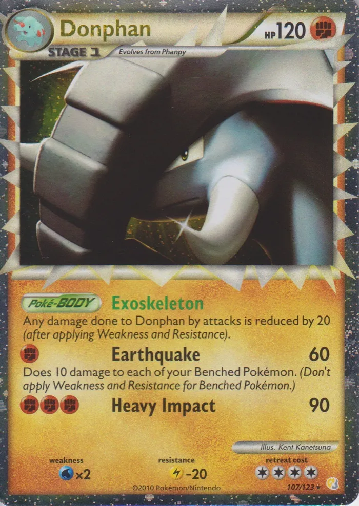 Carte Donphan — HeartGold & SoulSilver