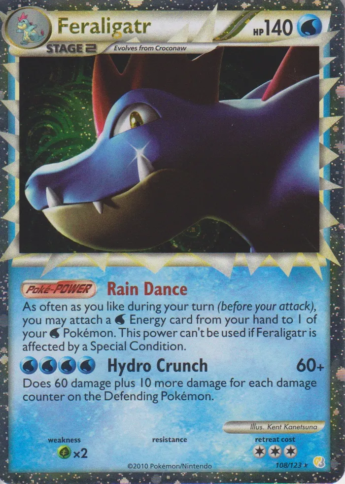 Carte Aligatueur — HeartGold & SoulSilver