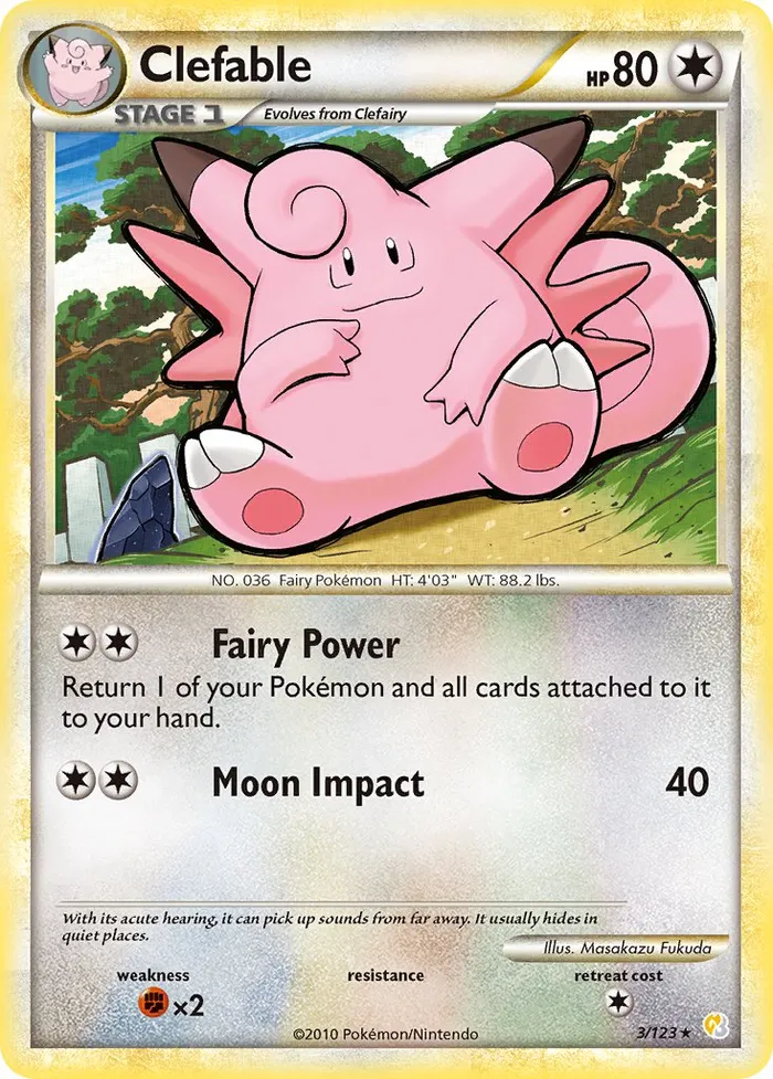 Carte Mélodelfe — HeartGold & SoulSilver
