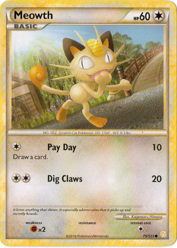 Carte Miaouss — HeartGold & SoulSilver