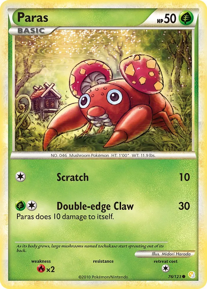 Carte Paras — HeartGold & SoulSilver