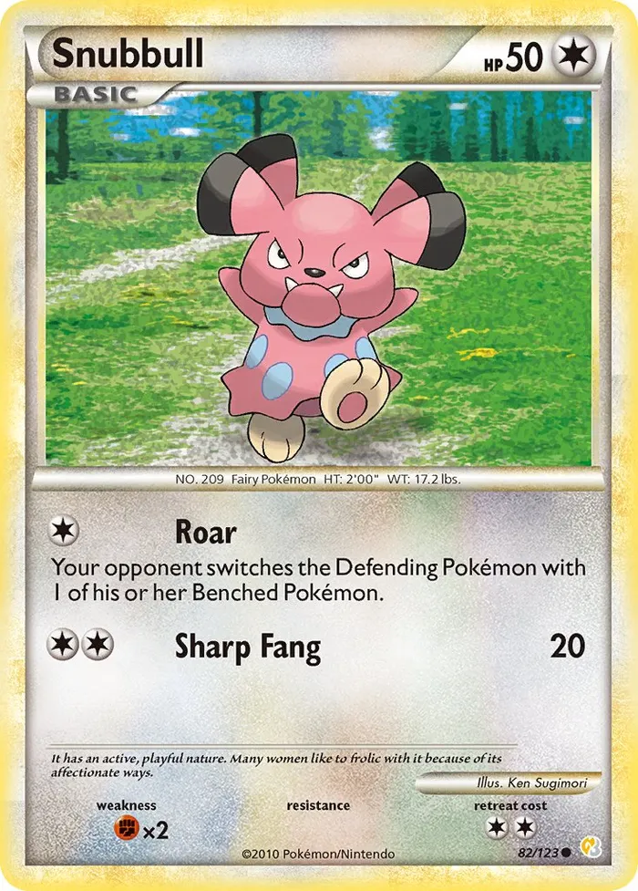 Carte Snubbull — HeartGold & SoulSilver