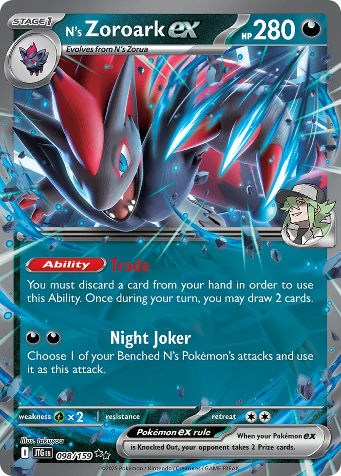 Carte Zoroark ex de N — Journey Together Additionals