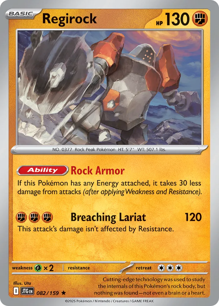 Carte Regirock — Journey Together