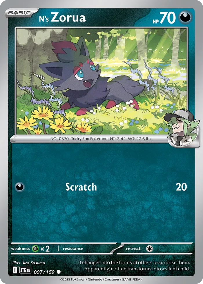 Carte Zorua de N — Journey Together