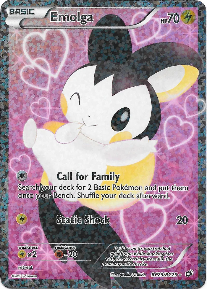 Carte Emolga — Legendary Treasures