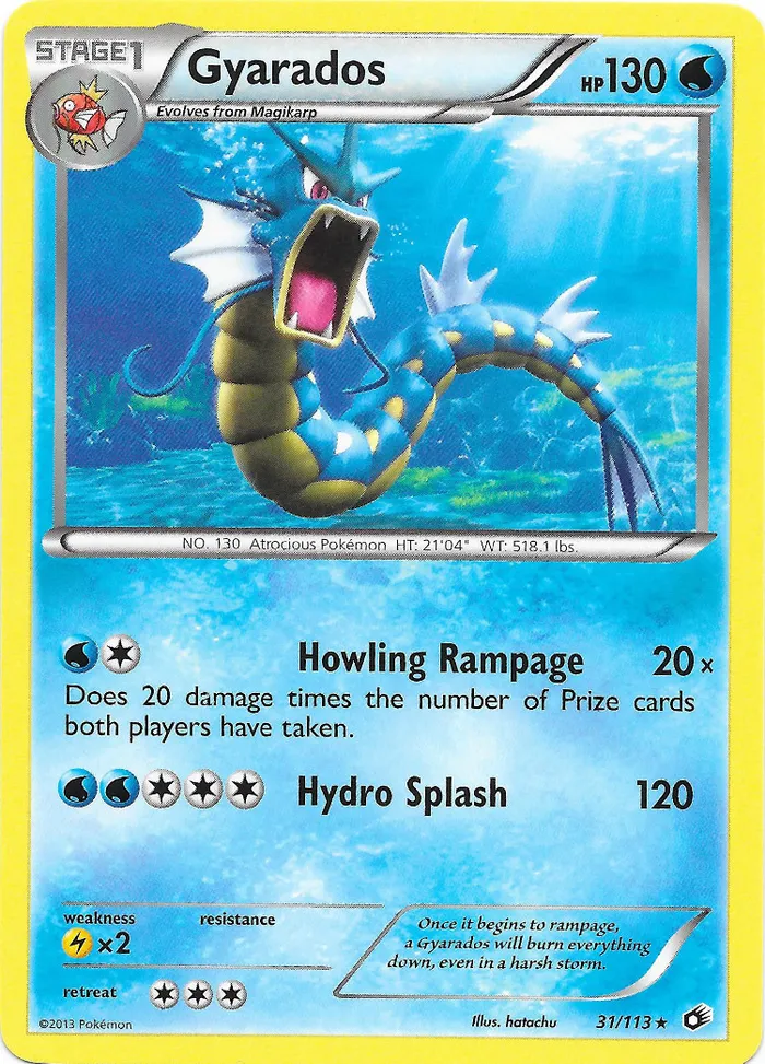 Carte Gyarados — Legendary Treasures