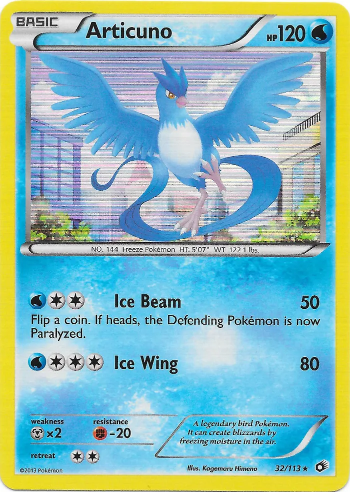 Carte Articuno — Legendary Treasures