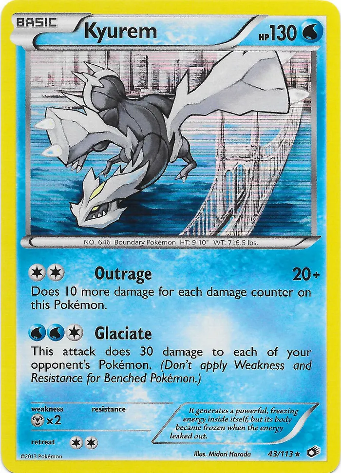 Carte Kyurem — Legendary Treasures