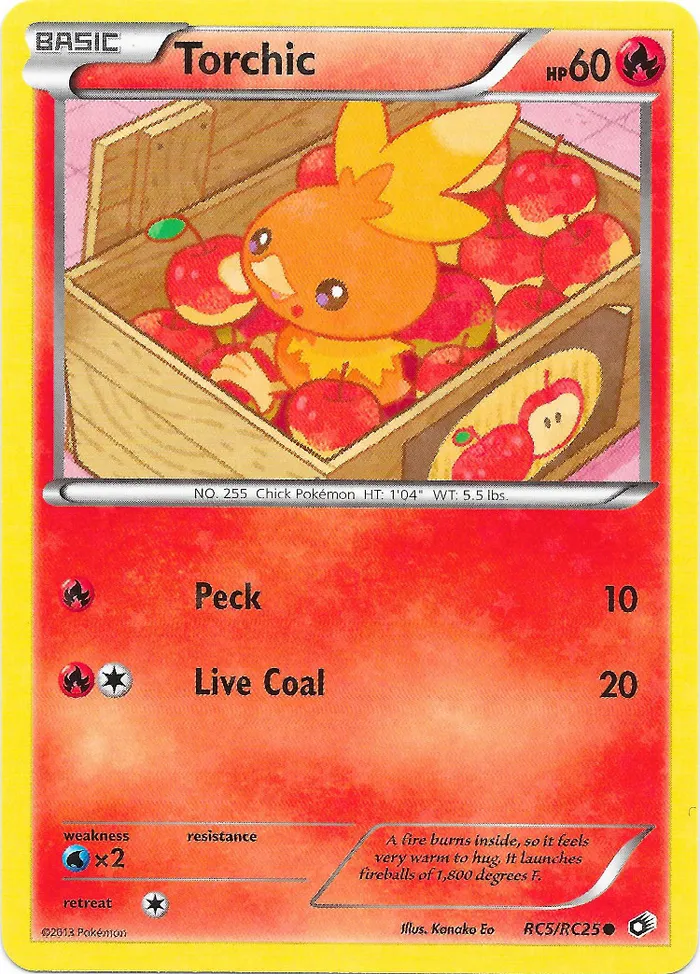 Carte Torchic — Legendary Treasures
