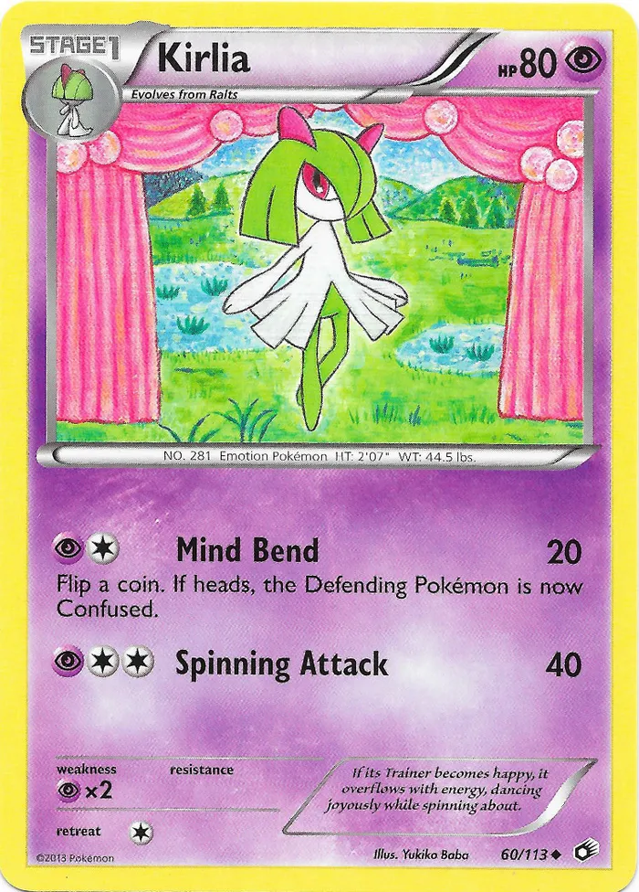 Carte Kirlia — Legendary Treasures