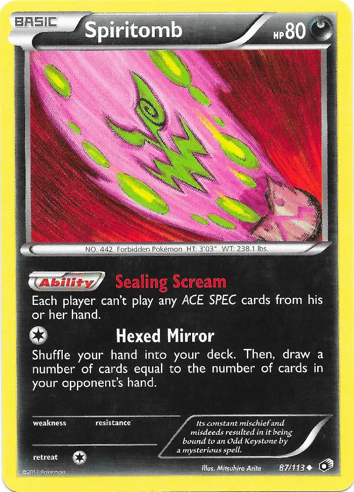 Carte Spiritomb — Legendary Treasures