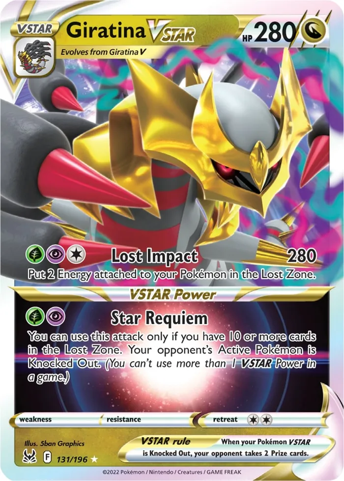 Carte Giratina VSTAR — Lost Origin