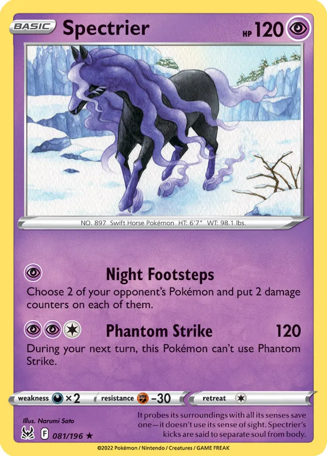 Carte Spectreval — Lost Origin