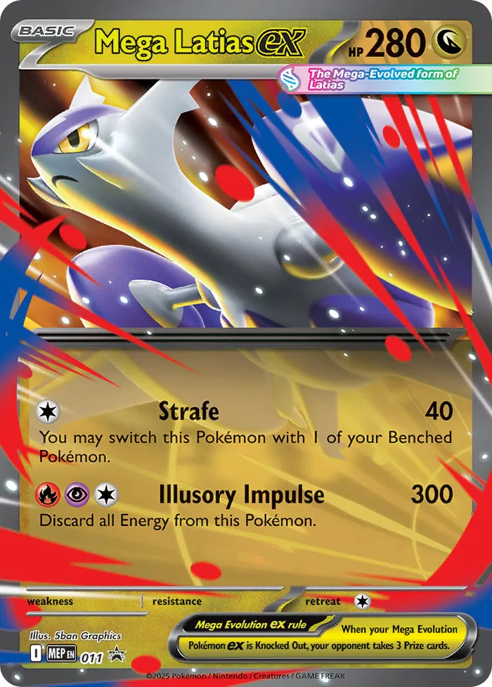 Carte Mega Latias ex — MEP Black Star Promos
