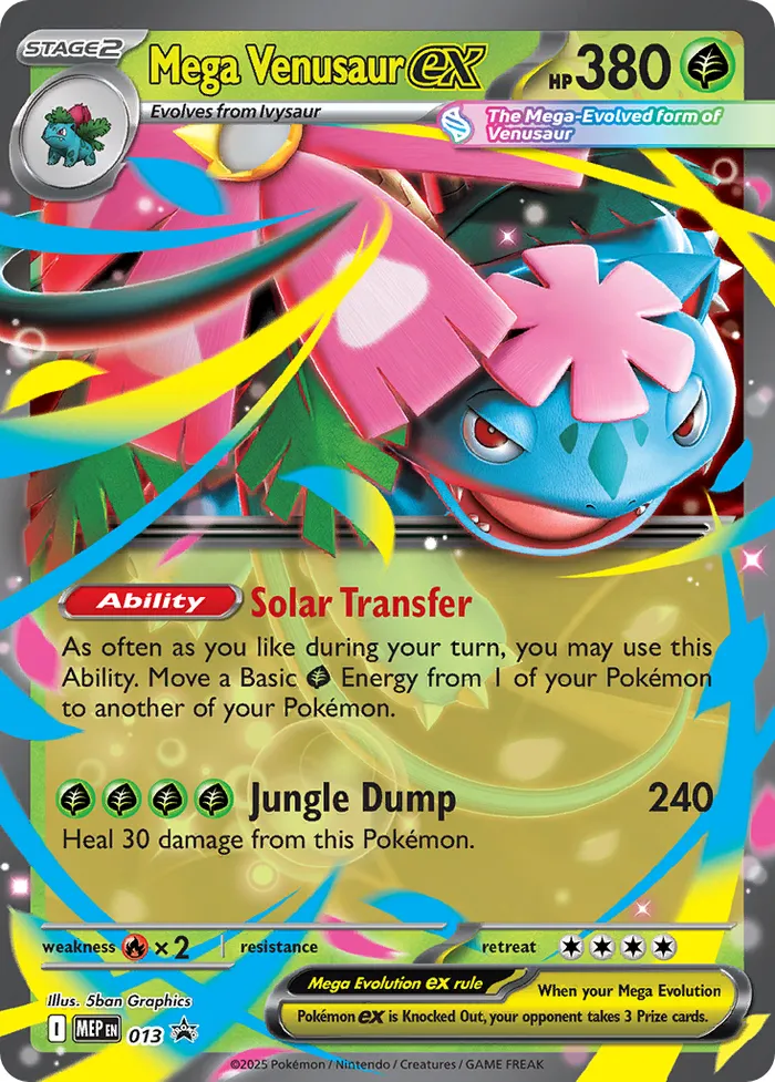 Carte Mega Florizarre ex — MEP Black Star Promos