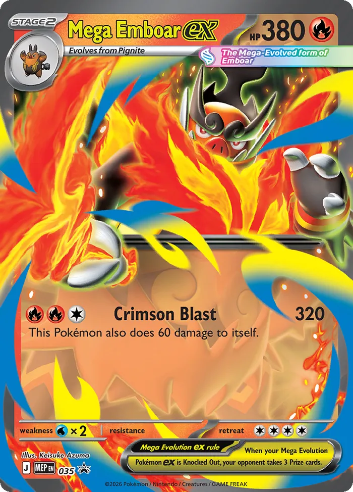 Carte Mega Roitiflam ex — MEP Black Star Promos