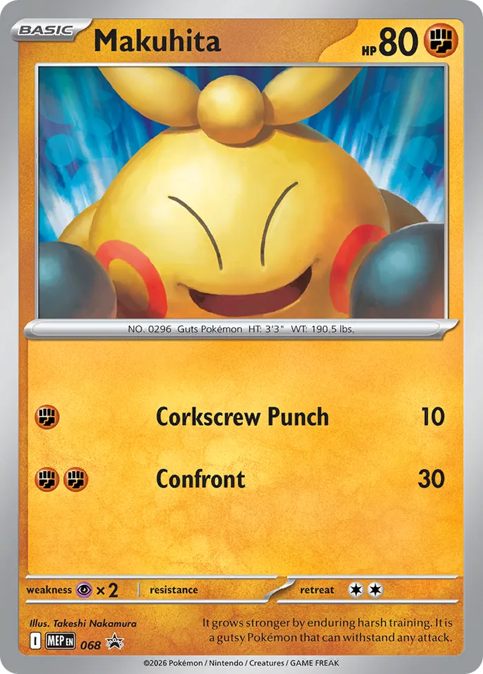 Carte Makuhita — MEP Black Star Promos