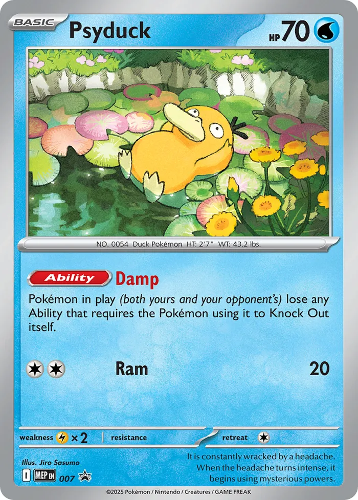 Carte Psykokwak — MEP Black Star Promos
