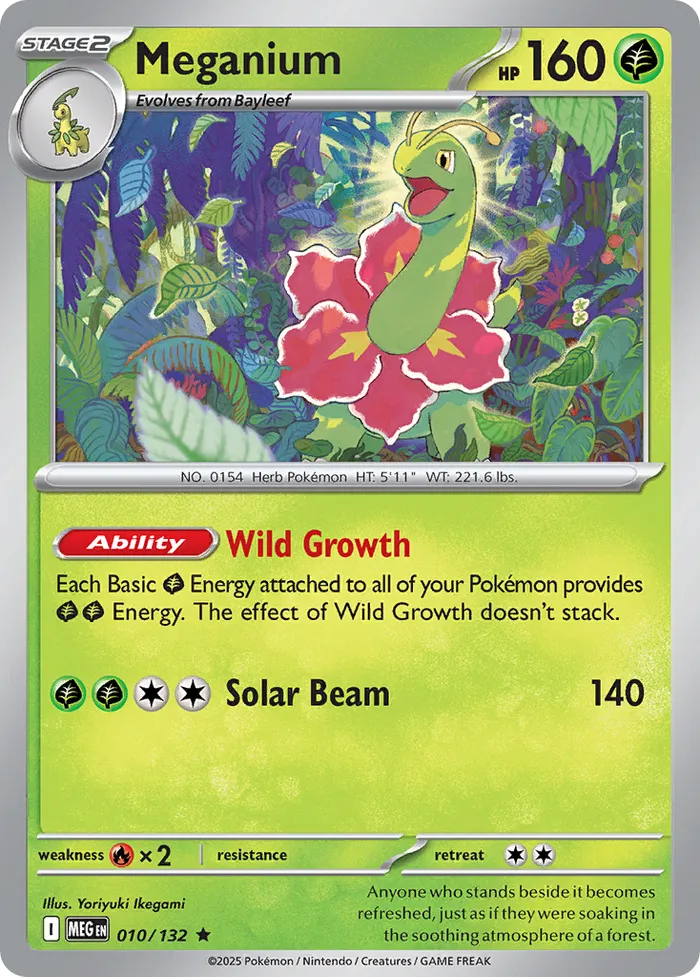 Carte Méganium — Mega Evolution Additionals
