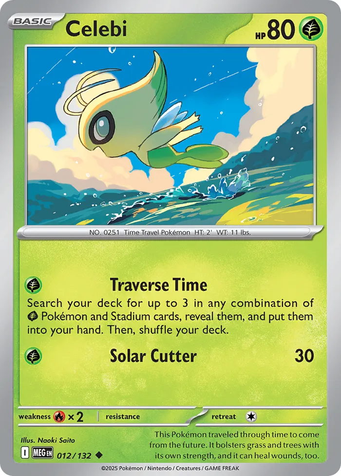 Carte Celebi — Mega Evolution Additionals