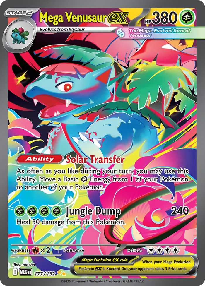 Carte Mega Florizarre ex — Mega Evolution Additionals