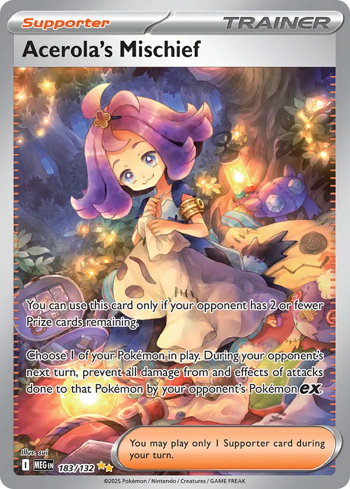 Carte Espièglerie de Margie — Mega Evolution Additionals