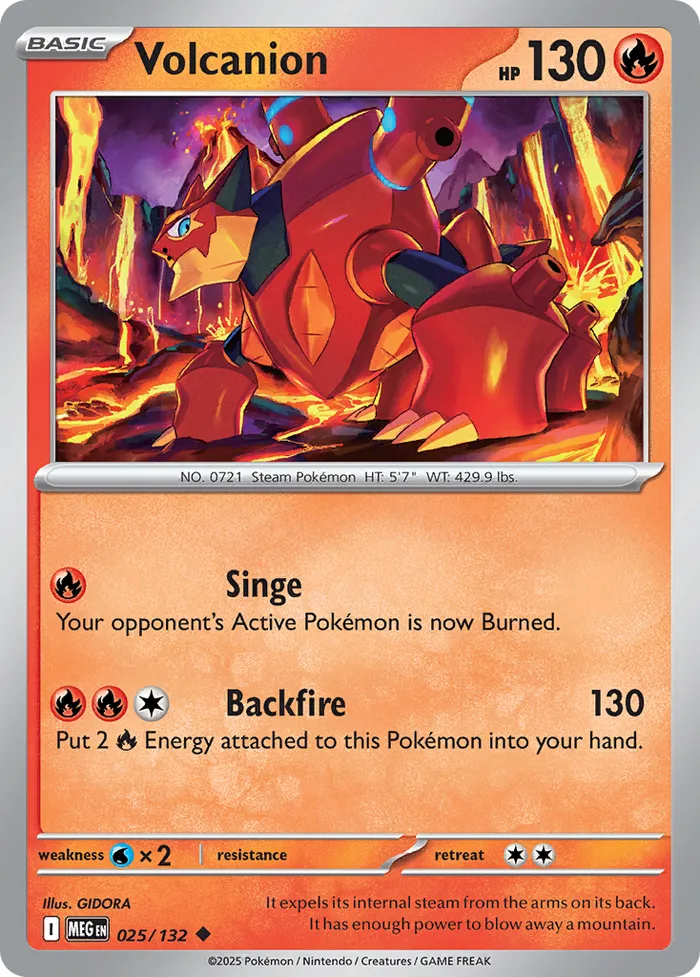 Carte Volcanion — Mega Evolution Additionals