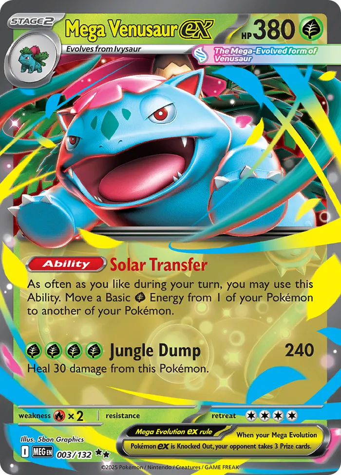 Carte Mega Florizarre ex — Mega Evolution Additionals