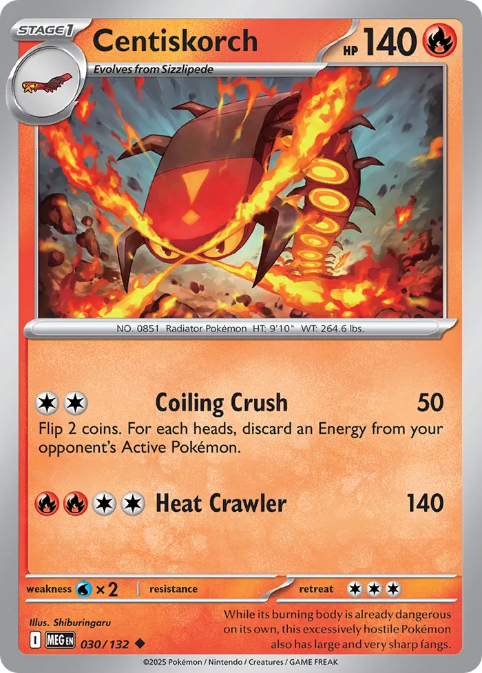 Carte Scolocendre — Mega Evolution Additionals
