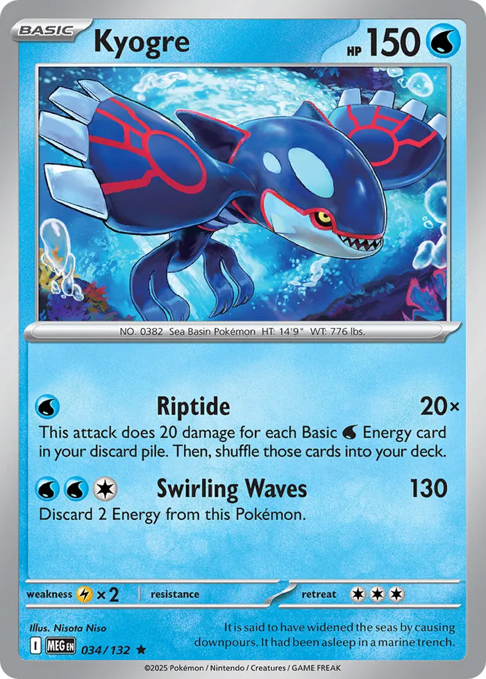 Carte Kyogre — Mega Evolution Additionals