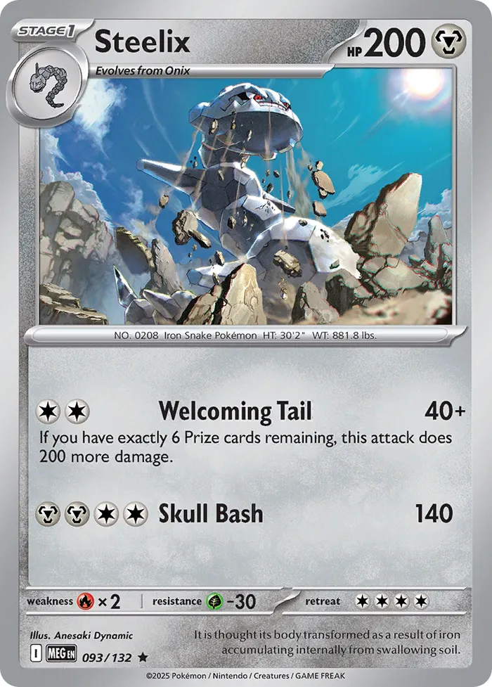 Carte Steelix — Mega Evolution Additionals