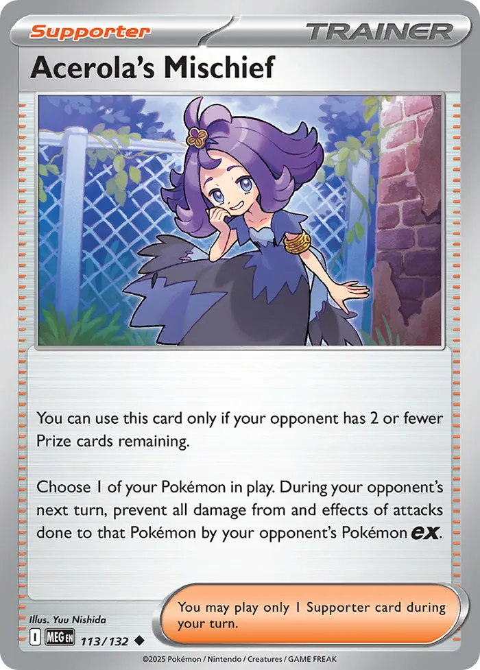 Carte Espièglerie de Margie — Mega Evolution