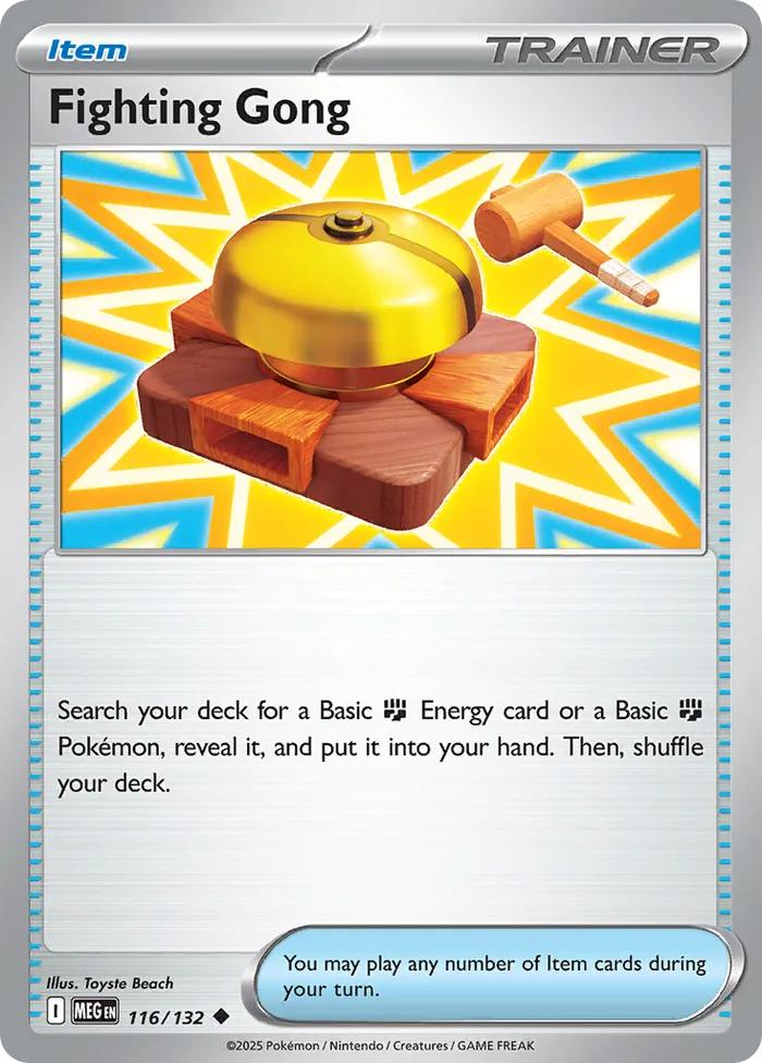 Carte Gong de Combat — Mega Evolution