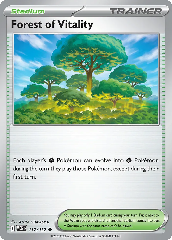 Carte Forêt de Vitalité — Mega Evolution
