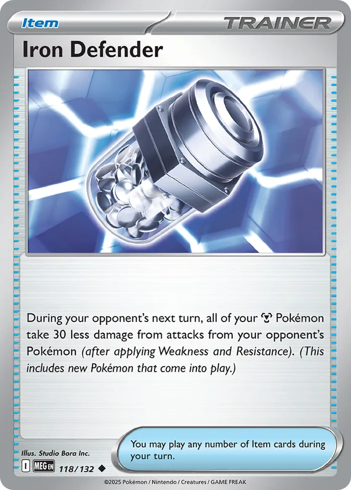 Carte Défense de Fer — Mega Evolution