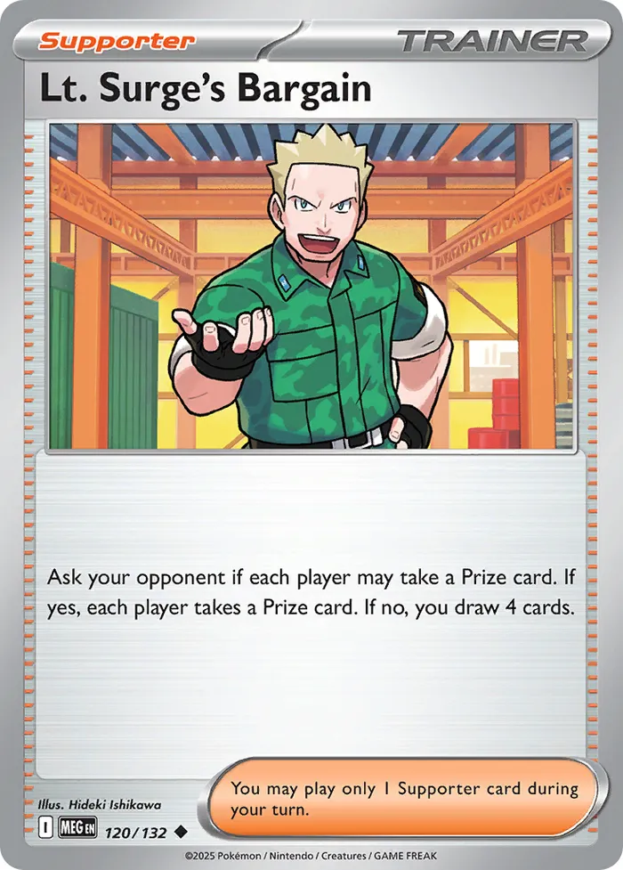 Carte Négociation de Major Bob — Mega Evolution