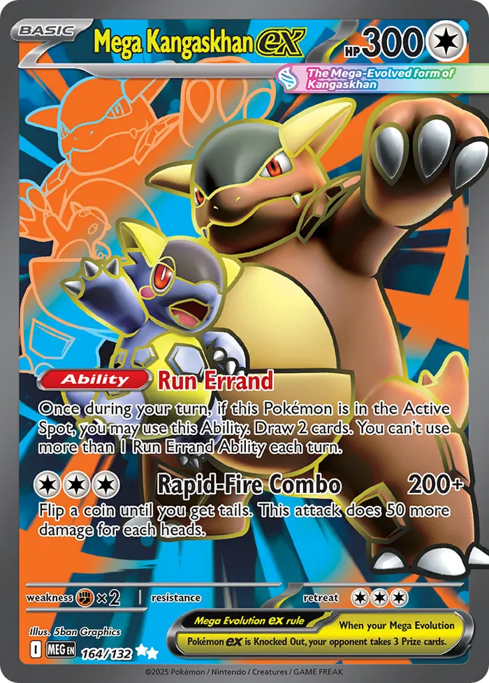 Carte Mega Kangourex ex — Mega Evolution
