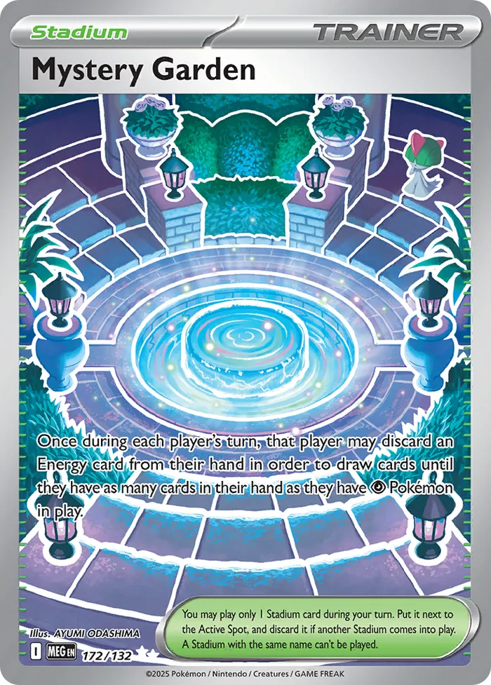 Carte Jardin Mystère — Mega Evolution