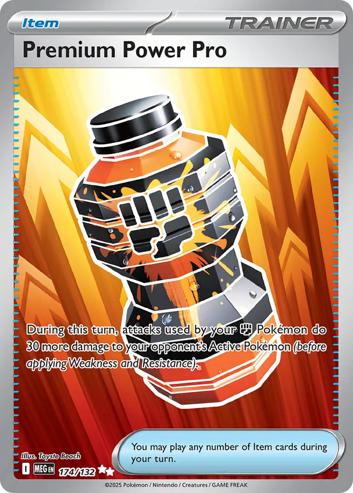 Carte Puissance Premium Pro — Mega Evolution