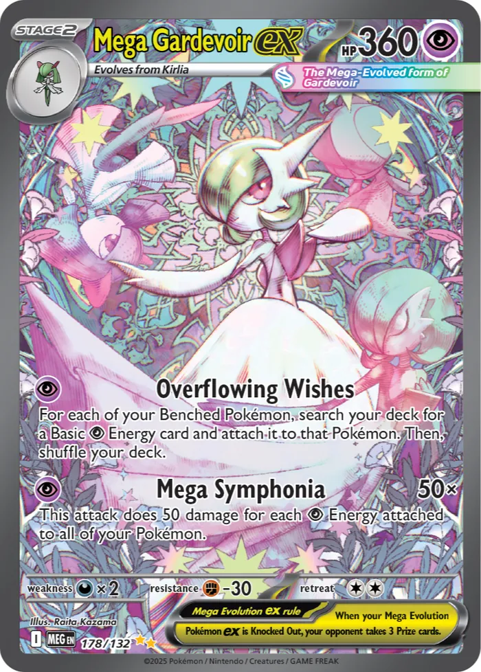 Carte Mega Gardevoir ex — Mega Evolution