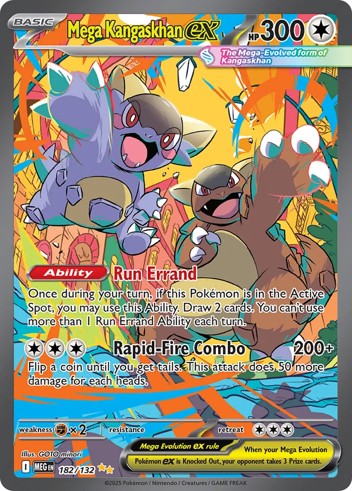 Carte Mega Kangourex ex — Mega Evolution
