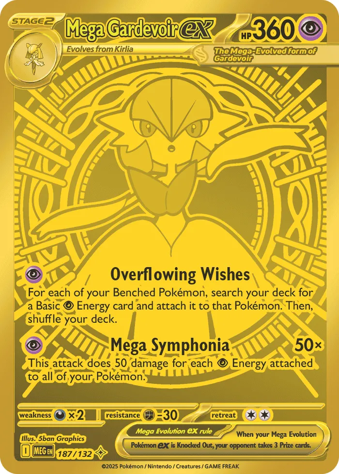 Carte Mega Gardevoir ex — Mega Evolution