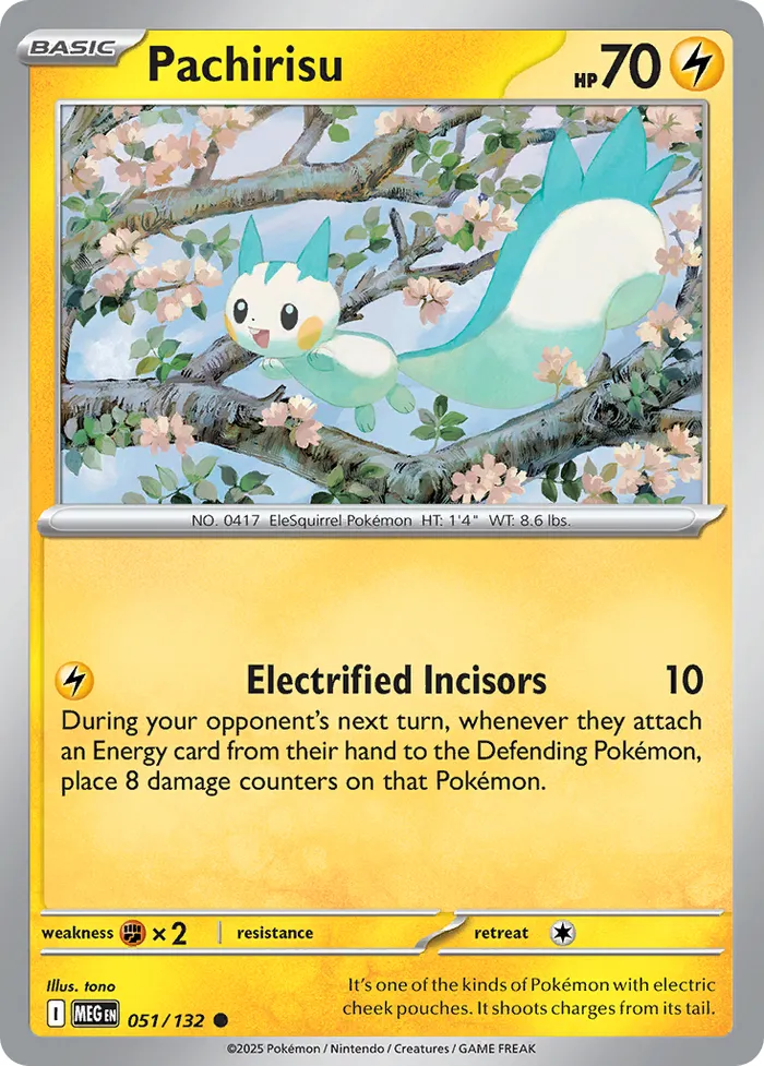 Carte Pachirisu — Mega Evolution