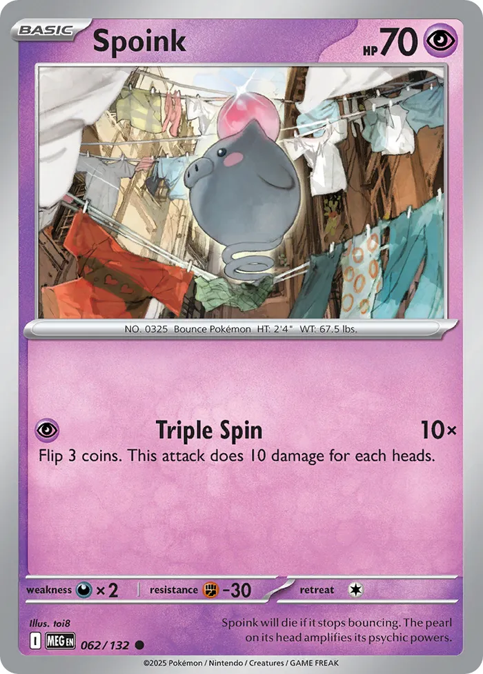 Carte Spoink — Mega Evolution