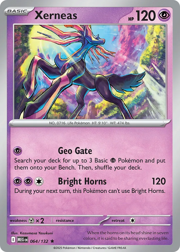 Carte Xerneas — Mega Evolution