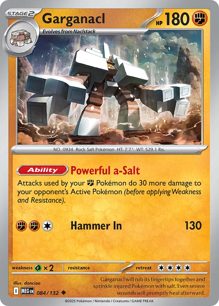 Carte Gigansel — Mega Evolution